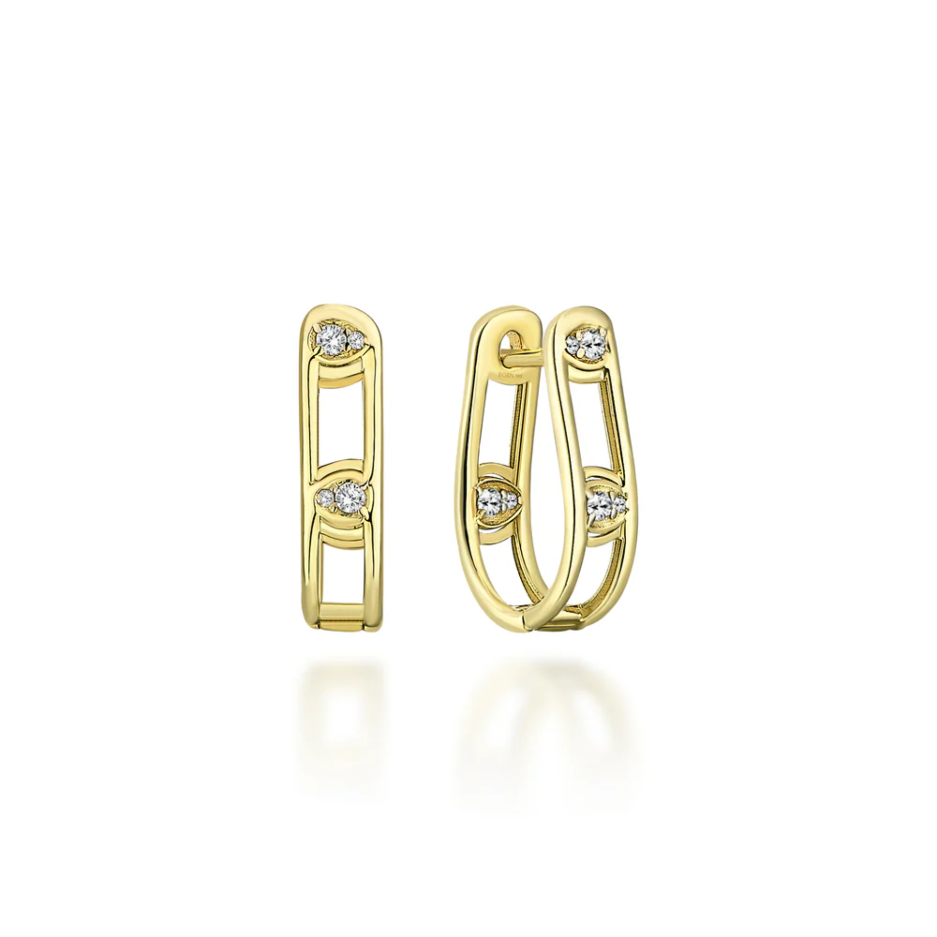 Pathra Sleek Small Halka Küpe resmi