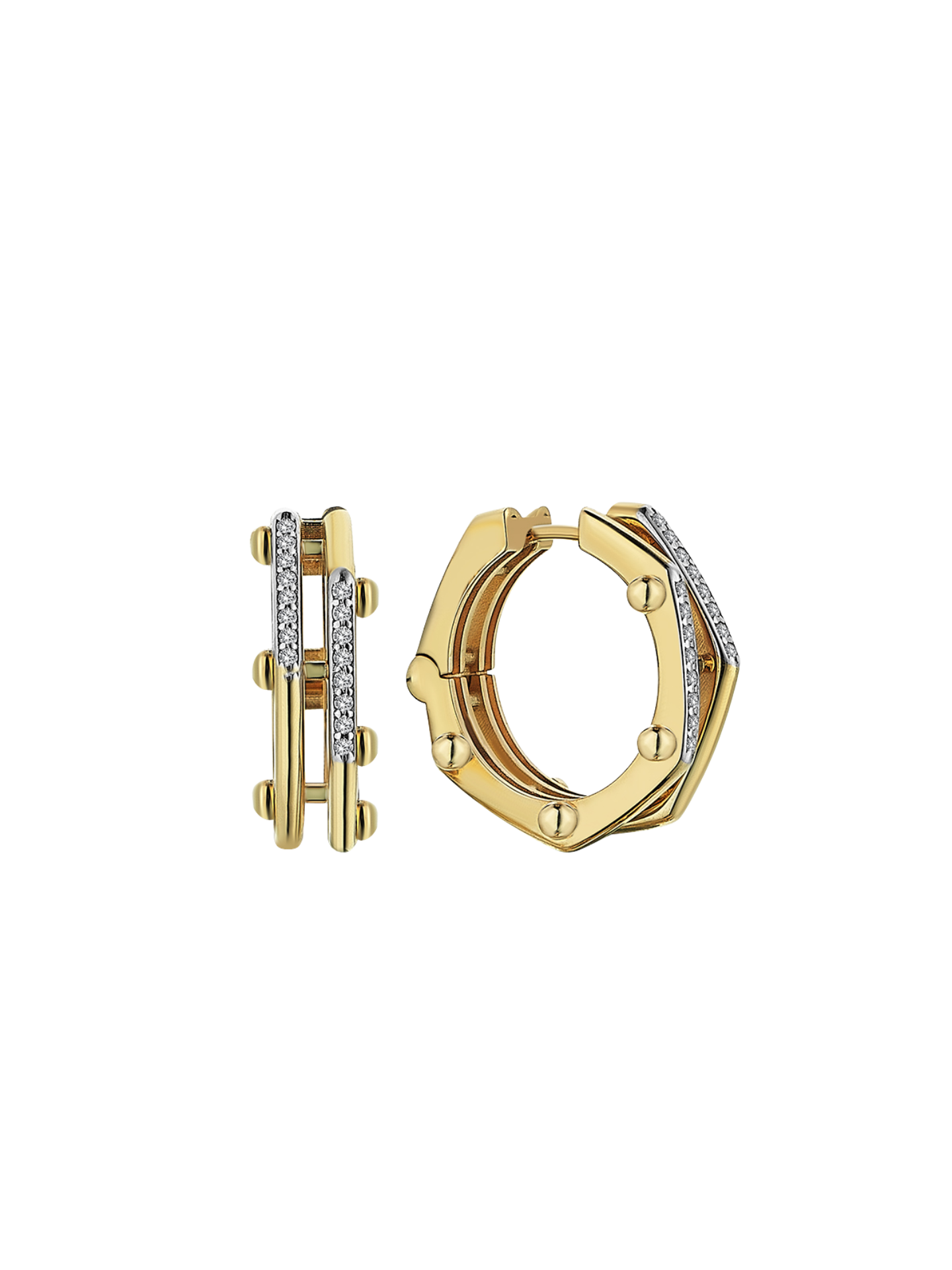 Momento Prism Pırlanta Küpe resmi