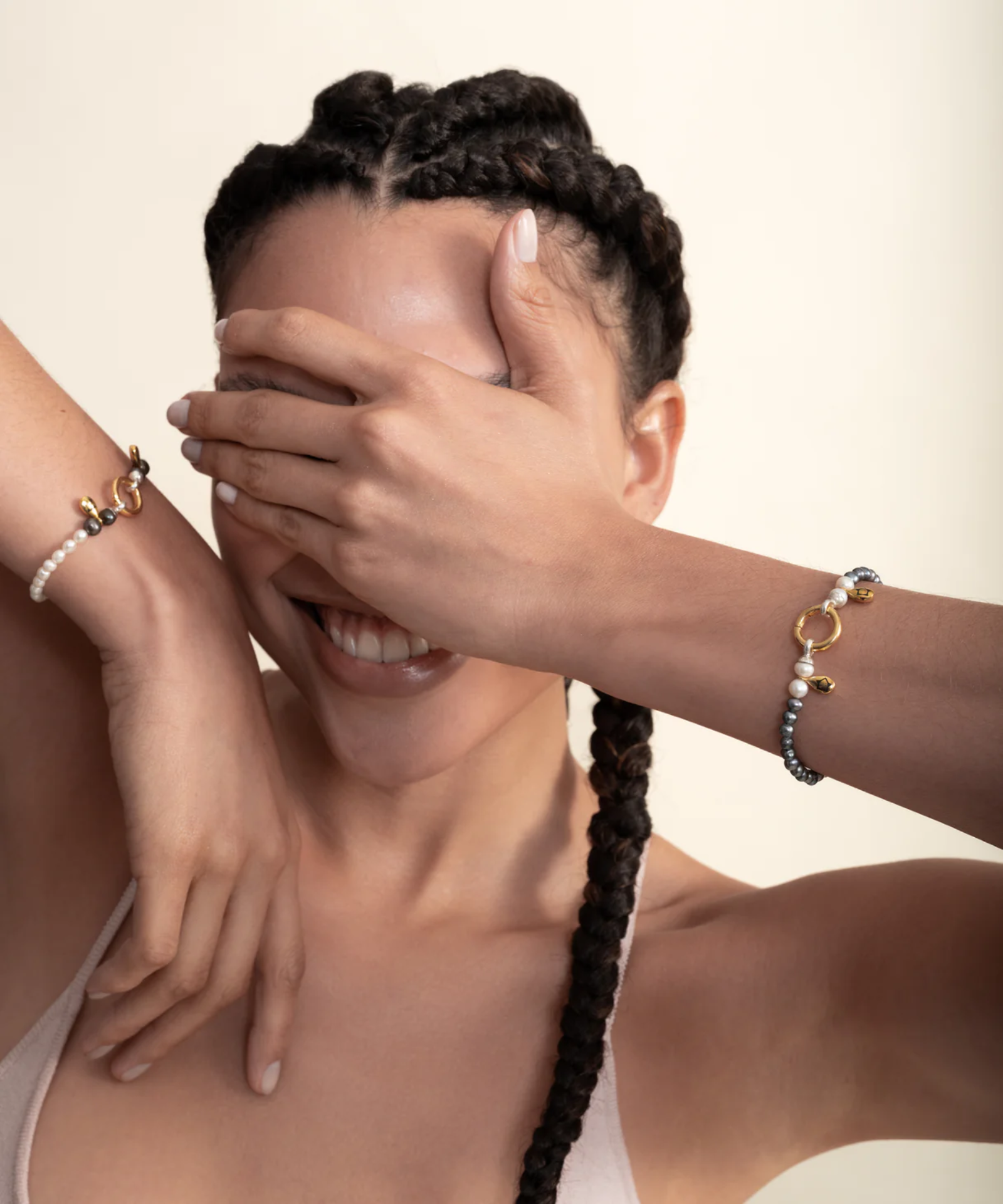 Sümer Beyaz İnci Bilezik resmi