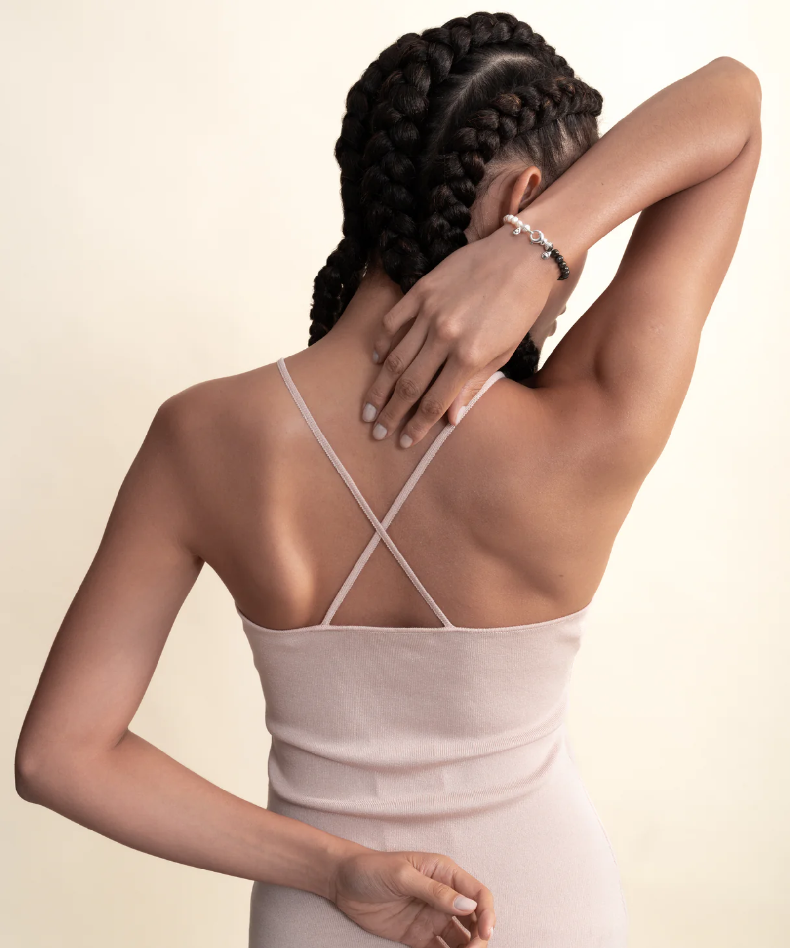 Sümer Siyah & Beyaz İnci Bilezik resmi