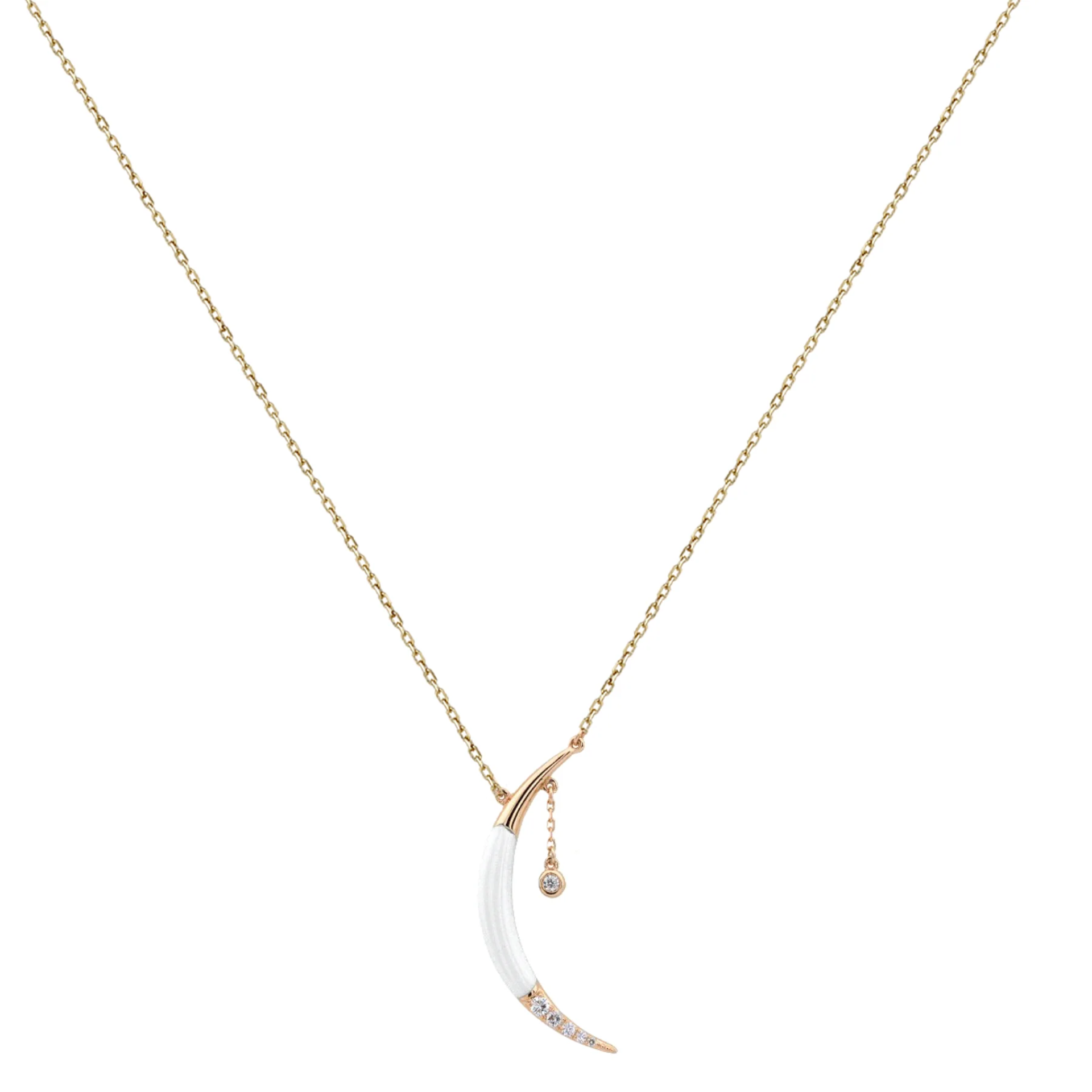 Eos Beyaz Kolye resmi