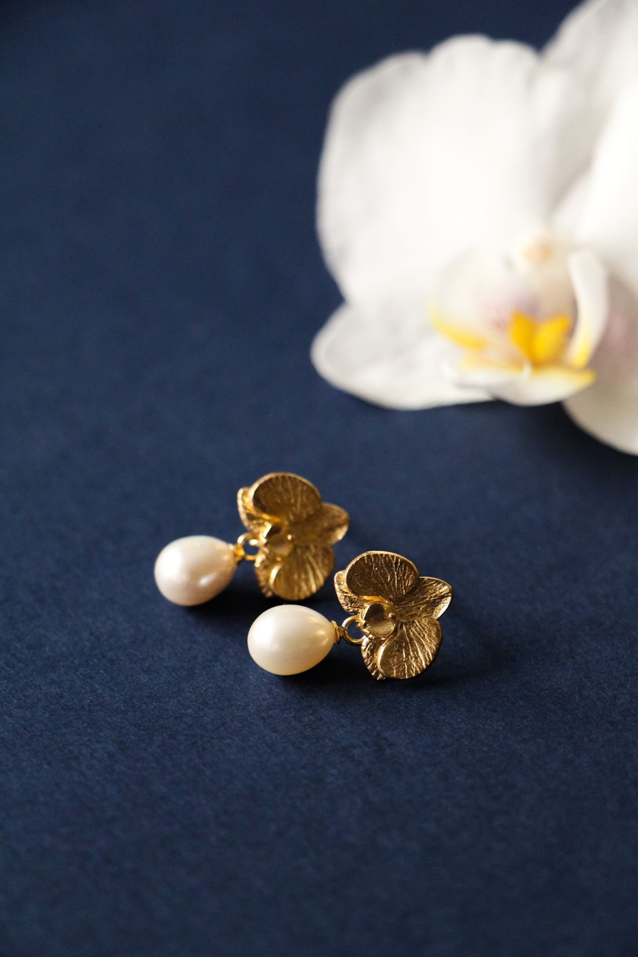 Orkide İnci Küpe resmi