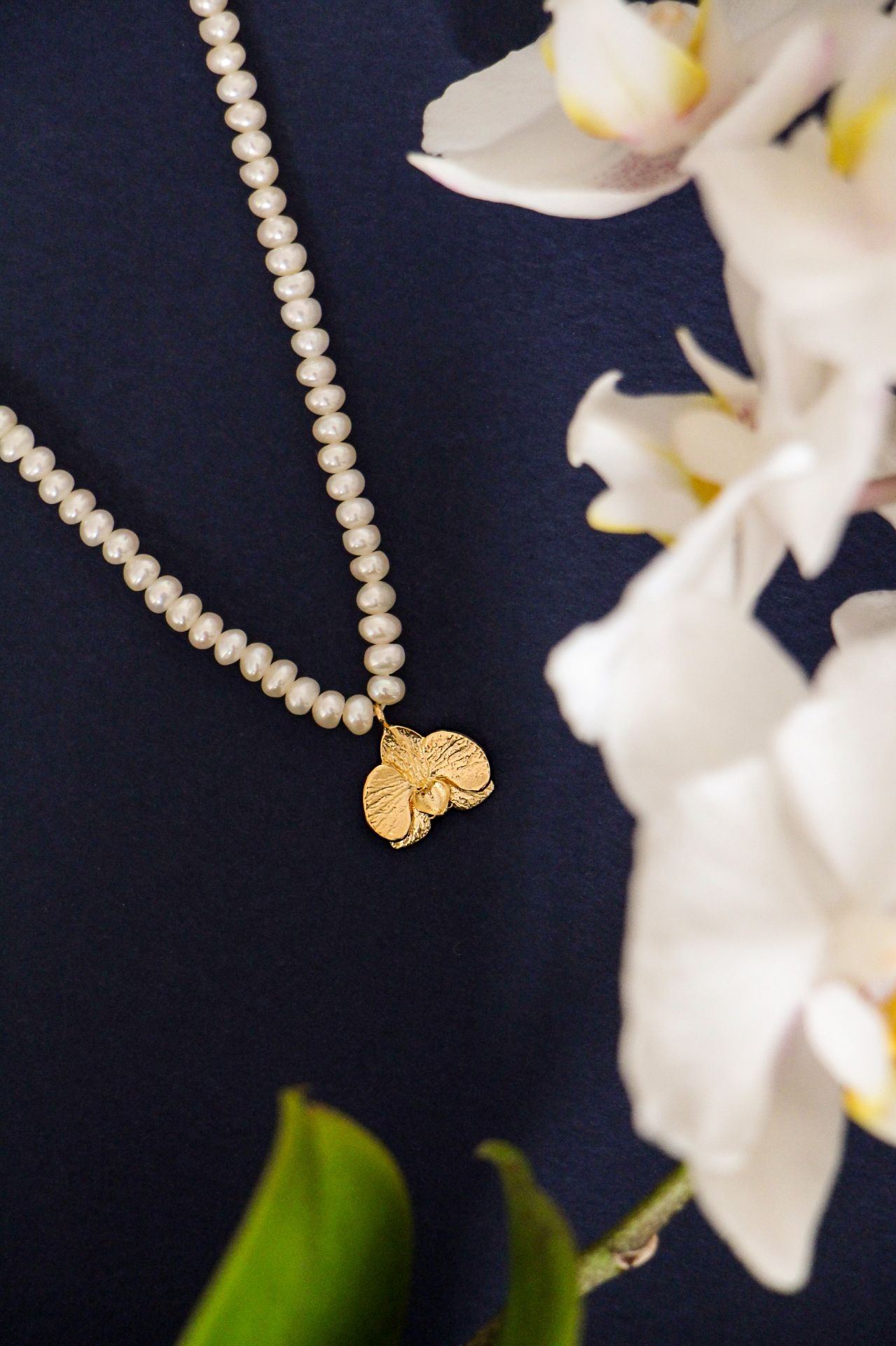 Orkide İnci Kolye resmi