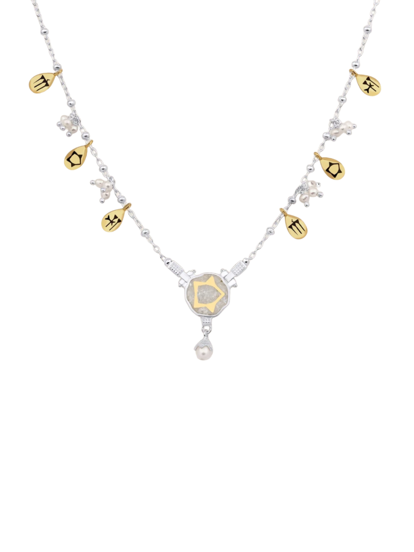 Sümer İnci Mozaik Kolye resmi