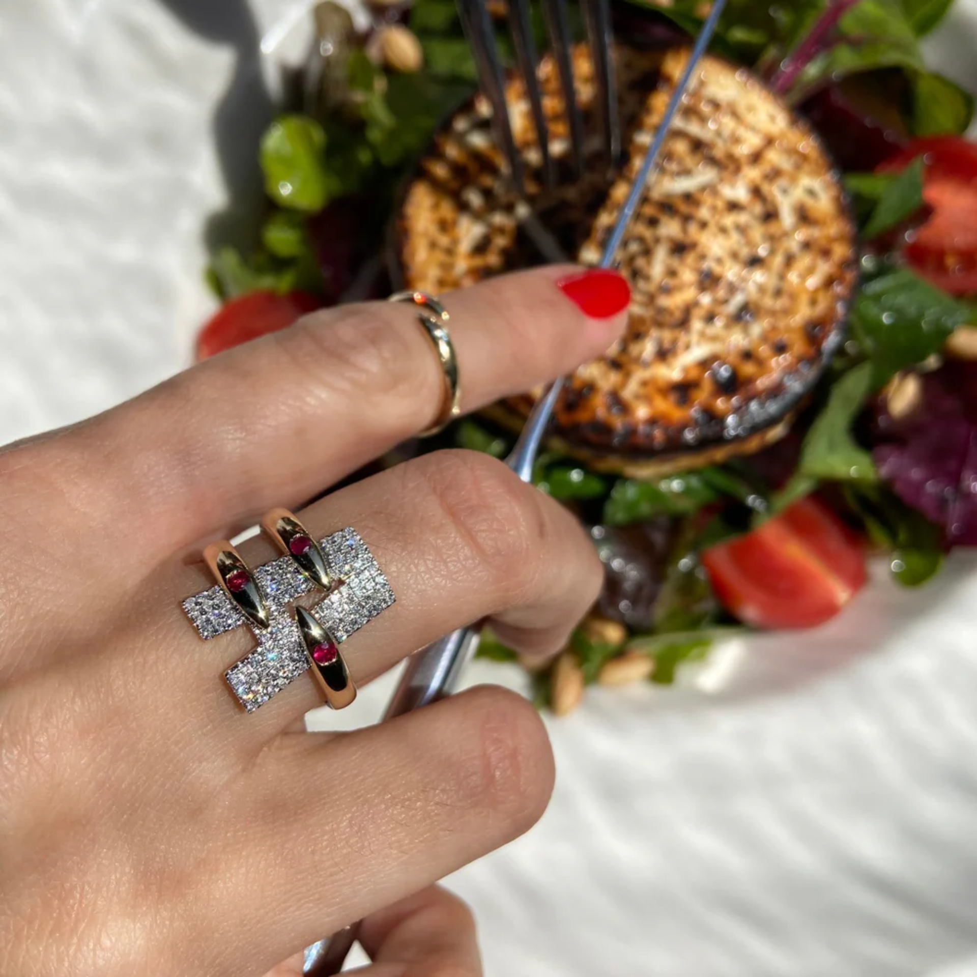 Presa Initial A Harf Yüzük resmi