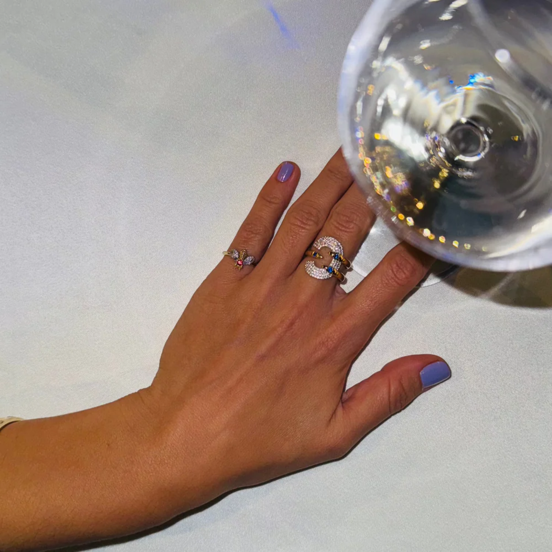 Presa Initial C Harf Yüzük resmi