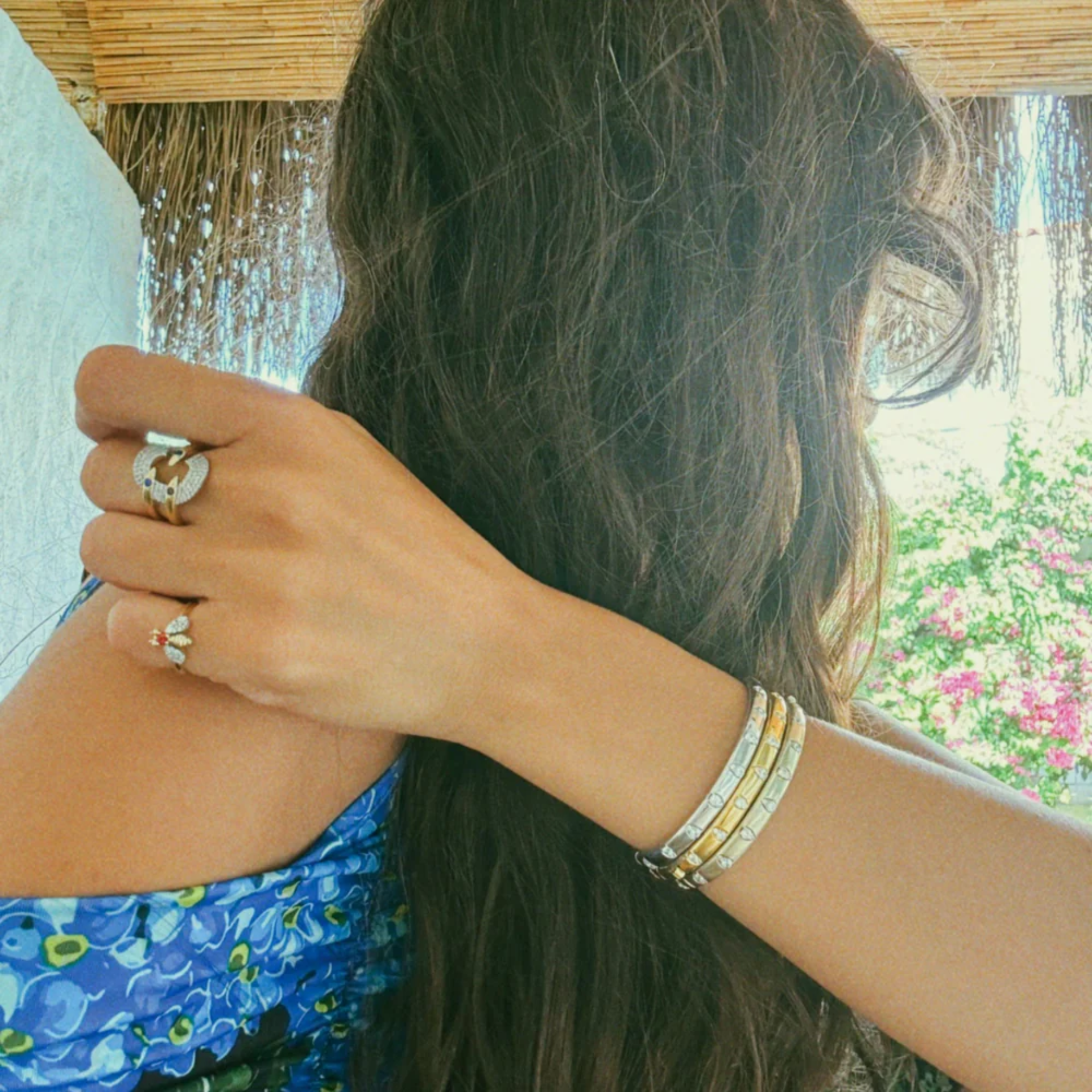 Presa Initial C Harf Yüzük resmi