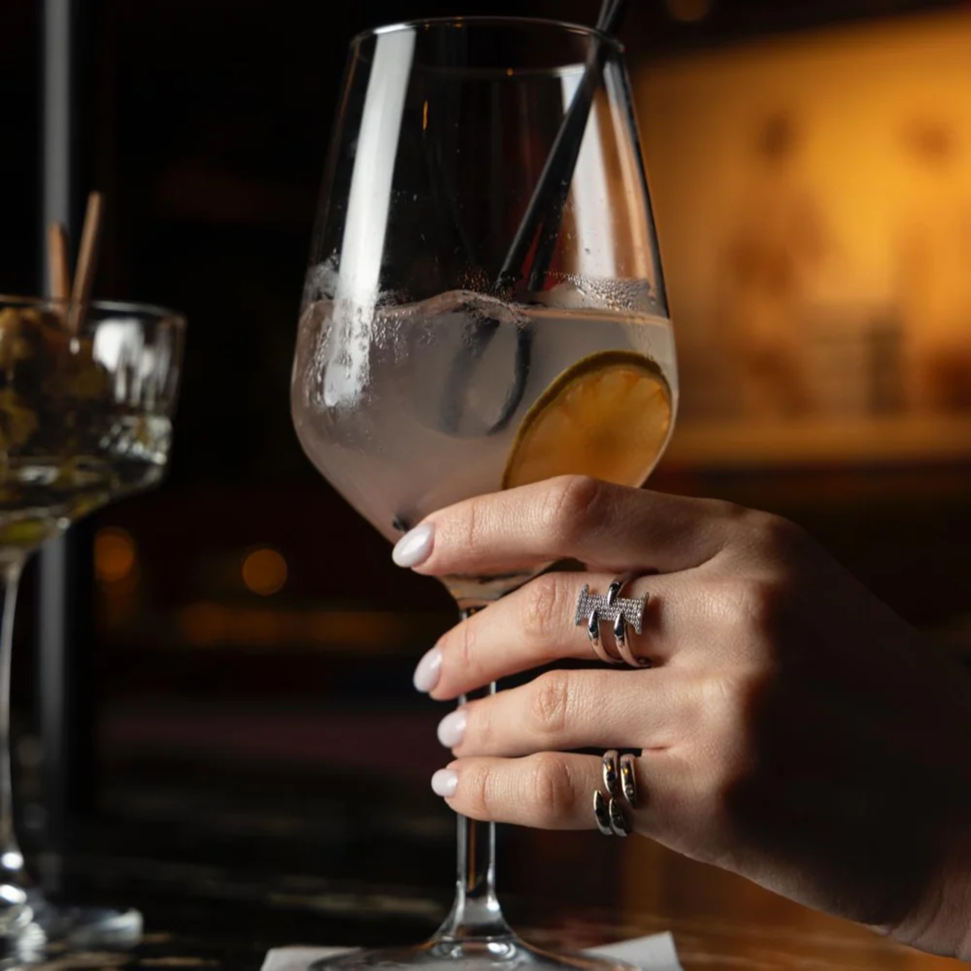 Presa Initial I Harf Yüzük resmi