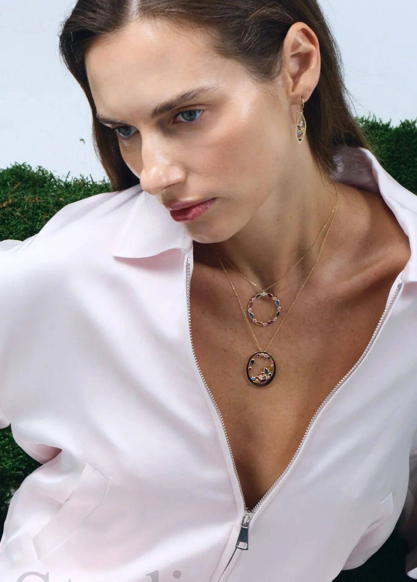 Stellar Garden 14 Ayar Altın Kadın Kolye resmi