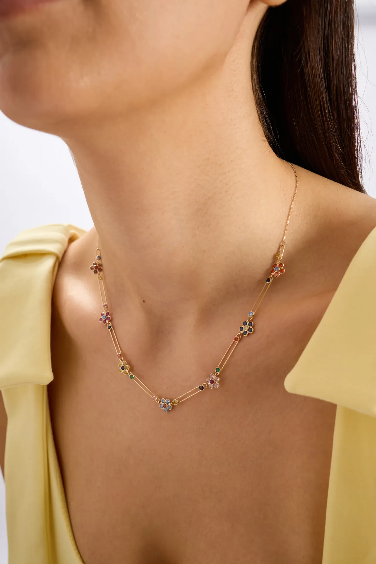 Garden Paperclip 14 Ayar Altın Kadın Kolye resmi