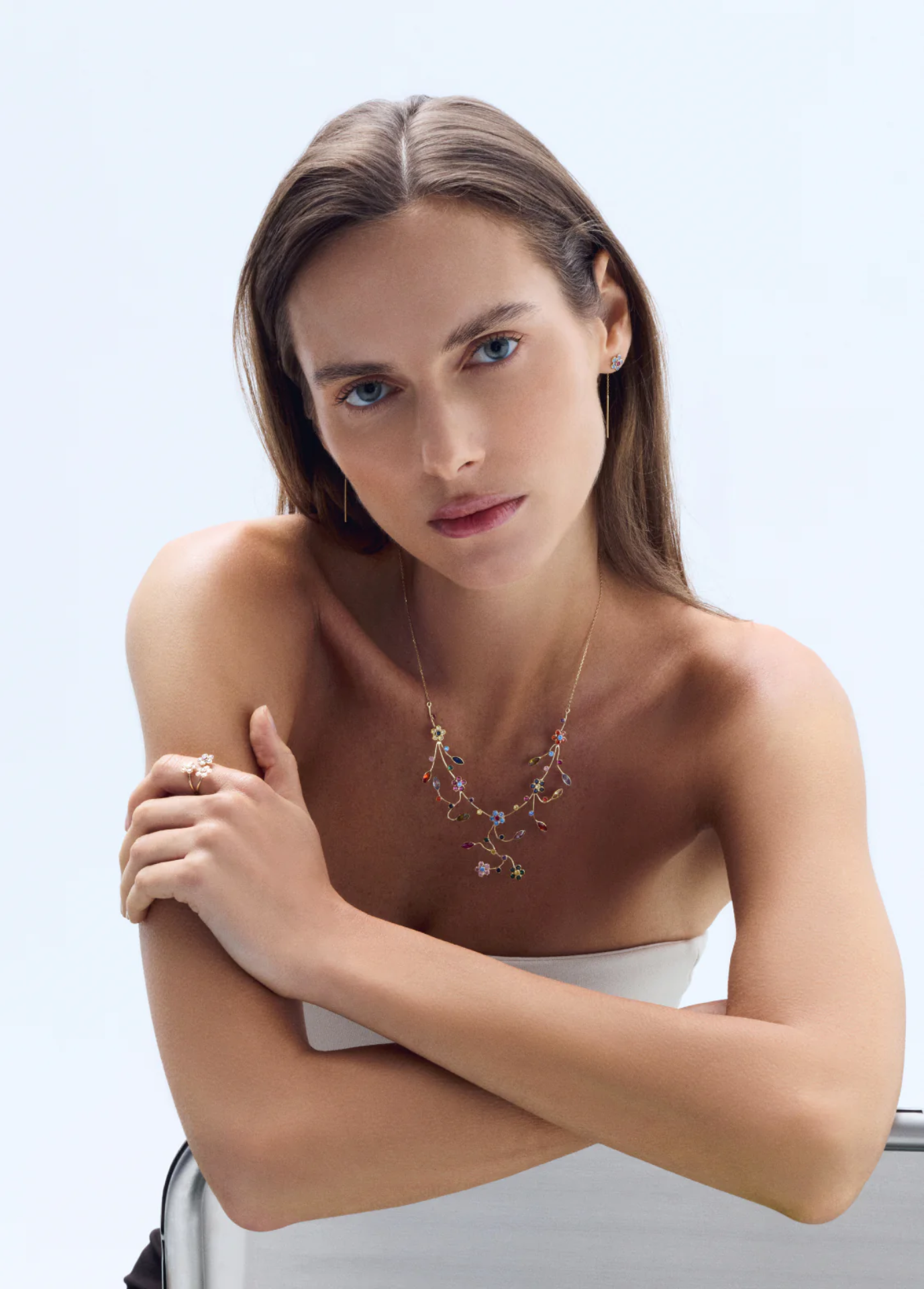 Garden of Life 14 Ayar Altın Kadın Kolye resmi