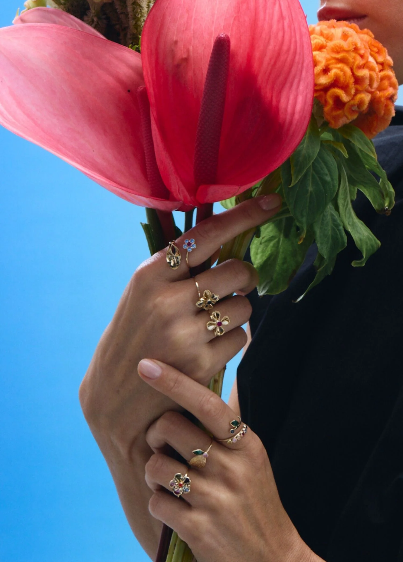 Garden Life 14 Ayar Altın Kadın Yüzük resmi