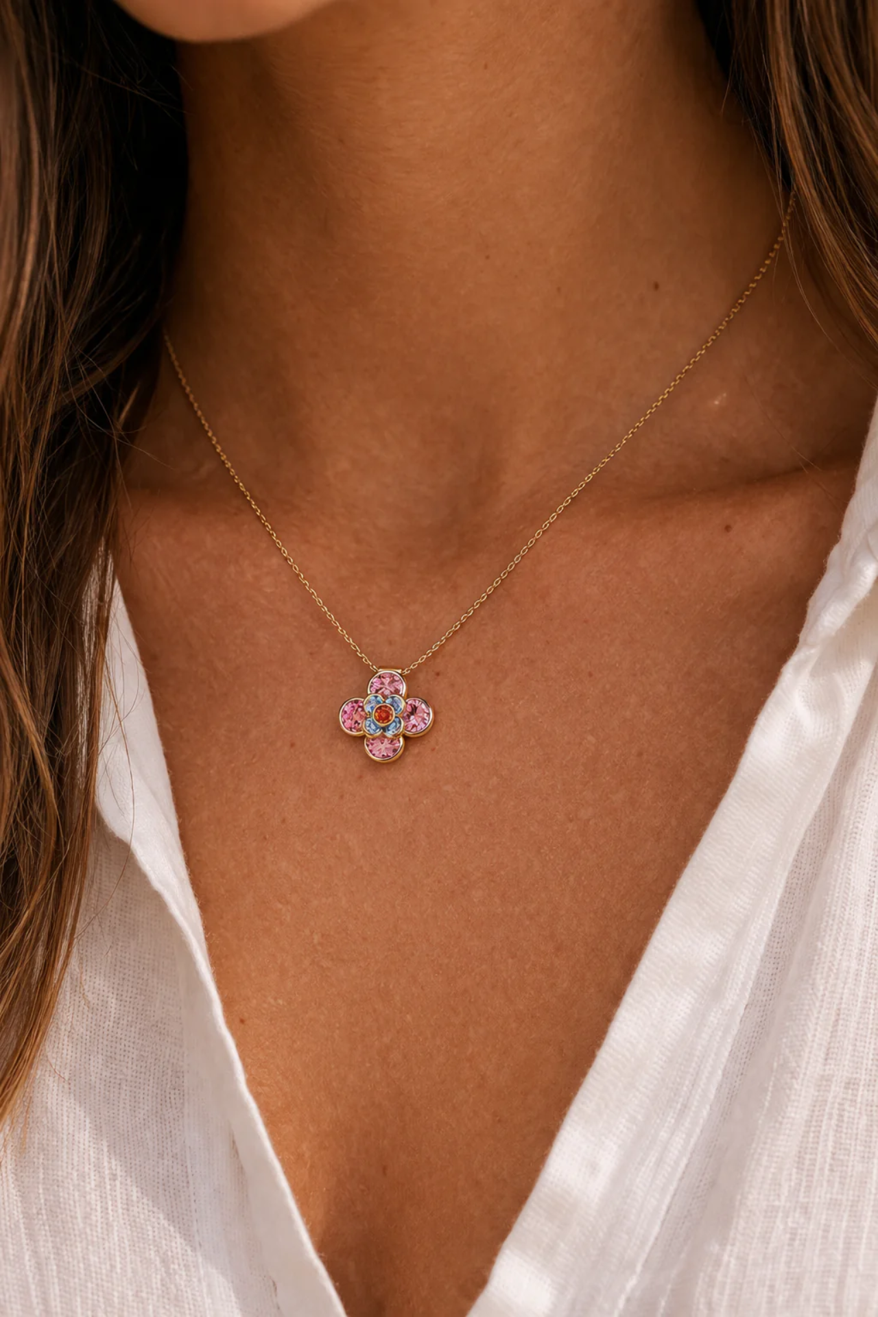 Caliora 14 Ayar Altın Kolye resmi