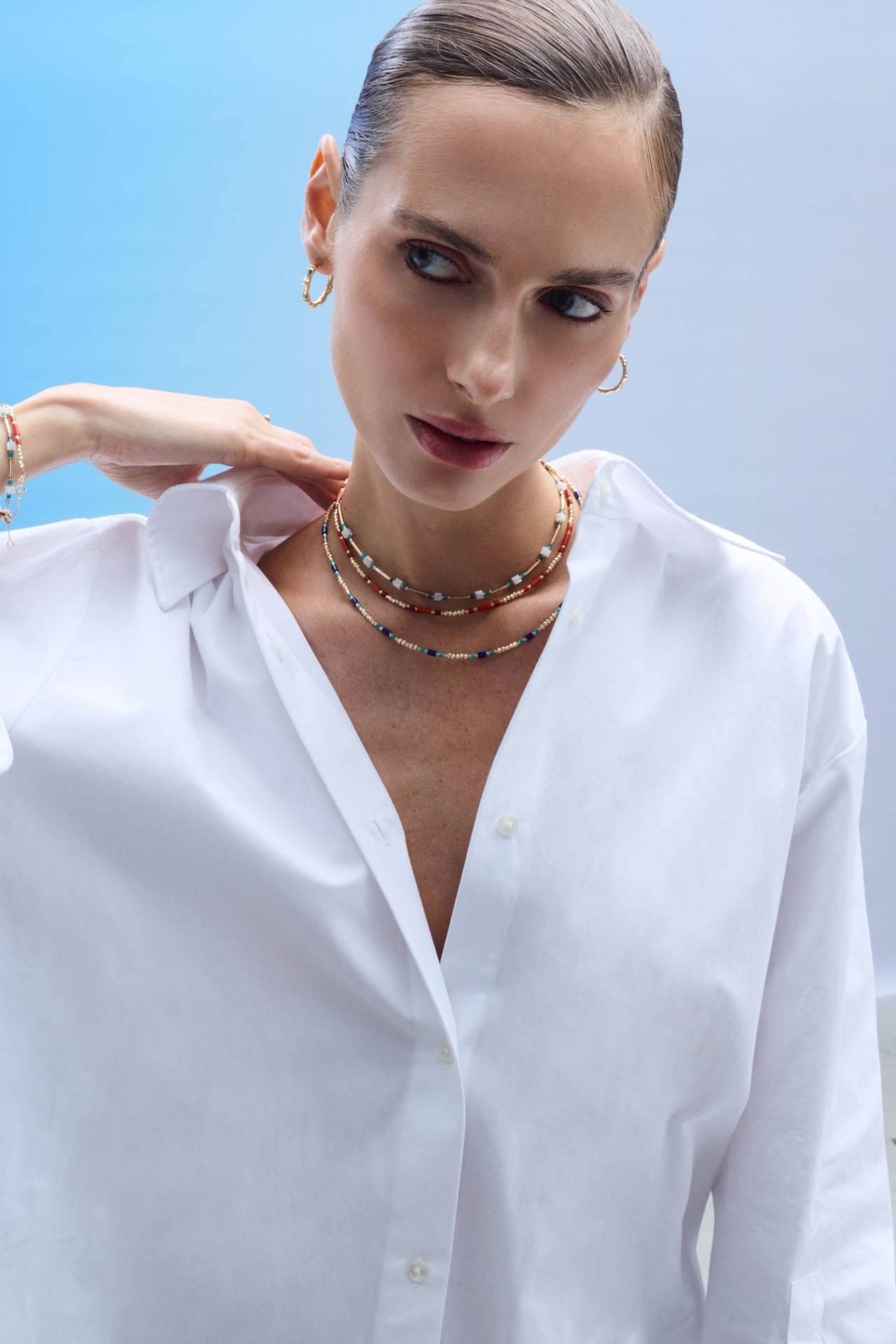 Aqua Muse 14 Ayar Altın Kolye resmi