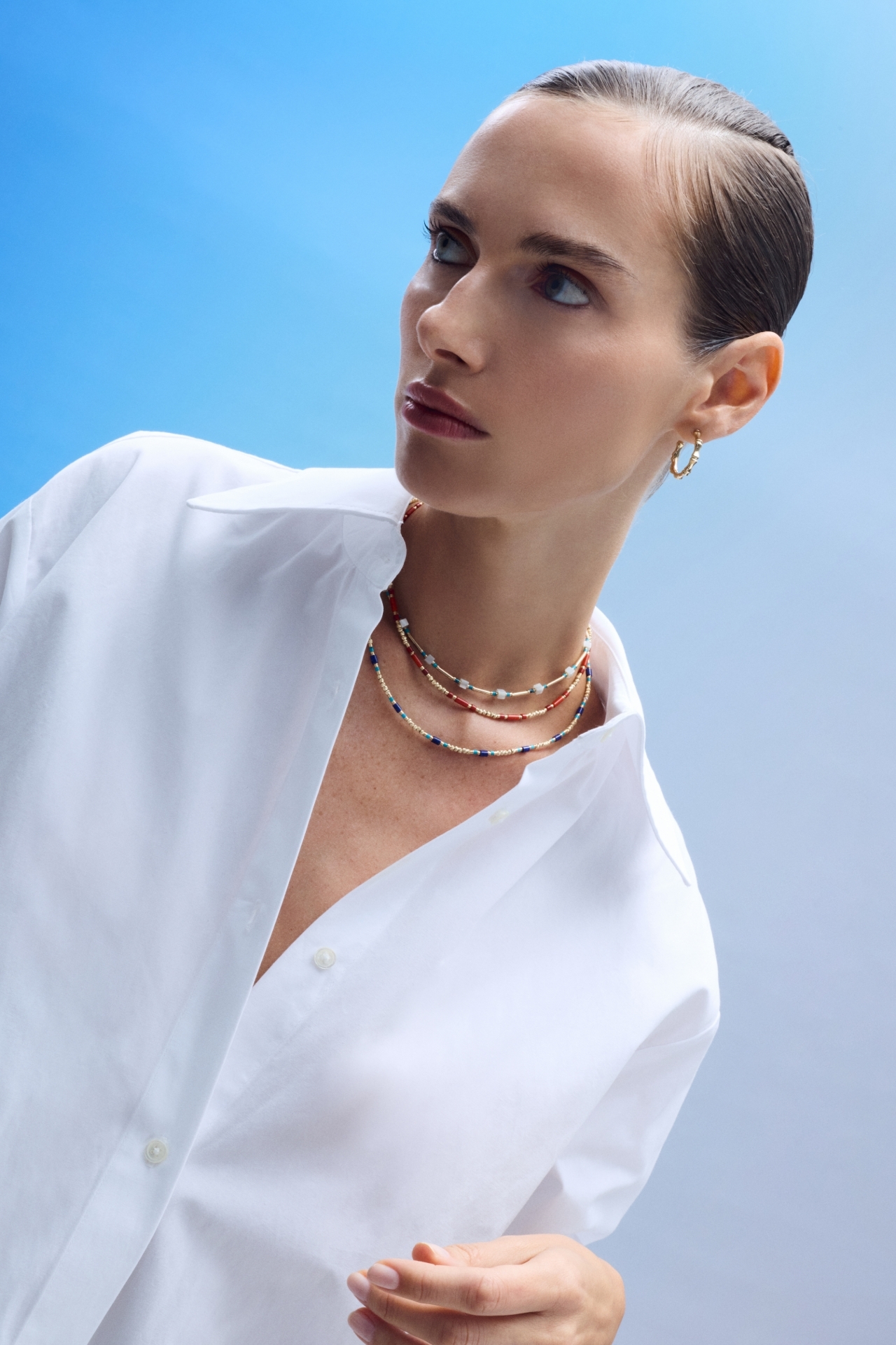 Aqua Muse 14 Ayar Altın Kolye resmi