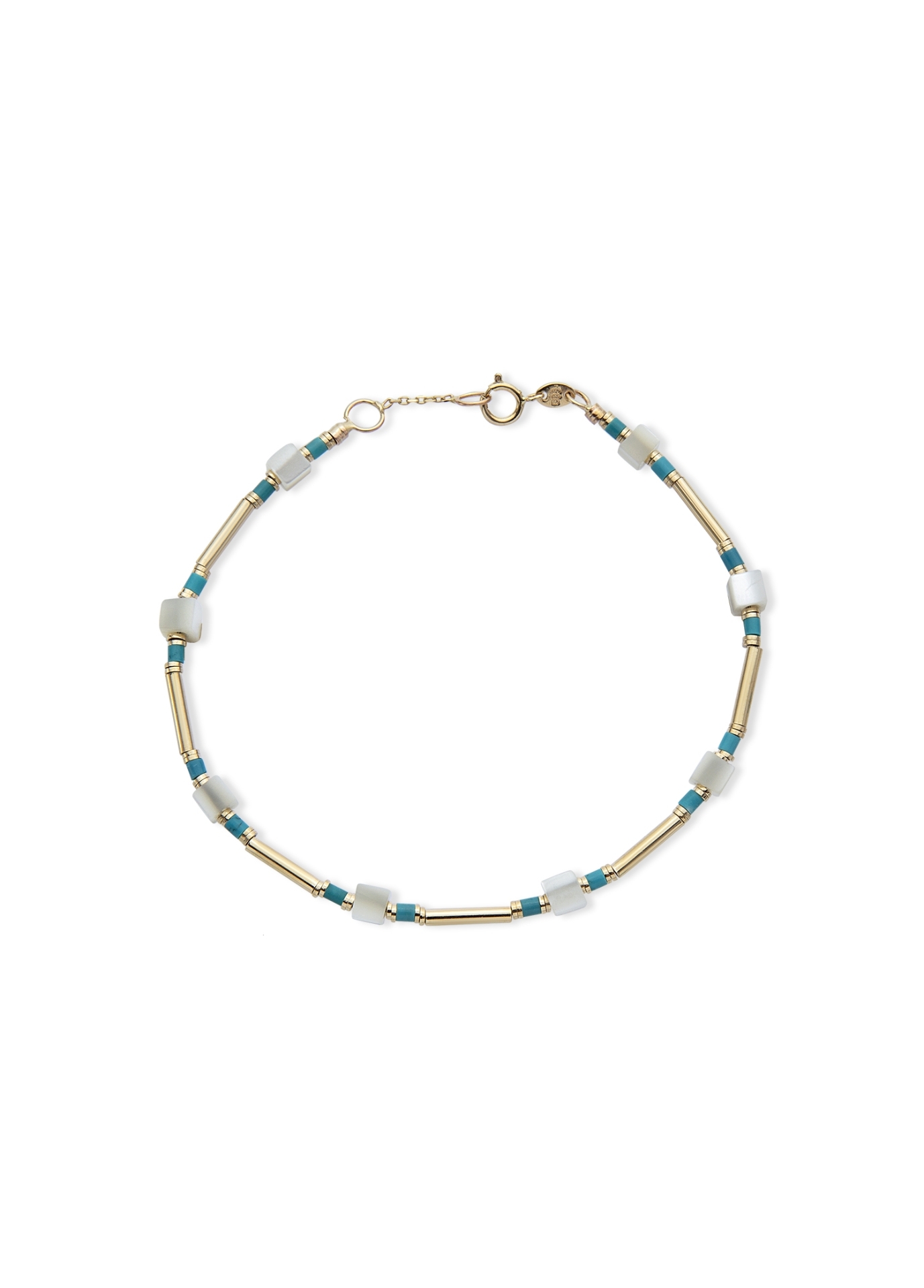 Aqua Muse 14 Ayar Altın Bileklik resmi