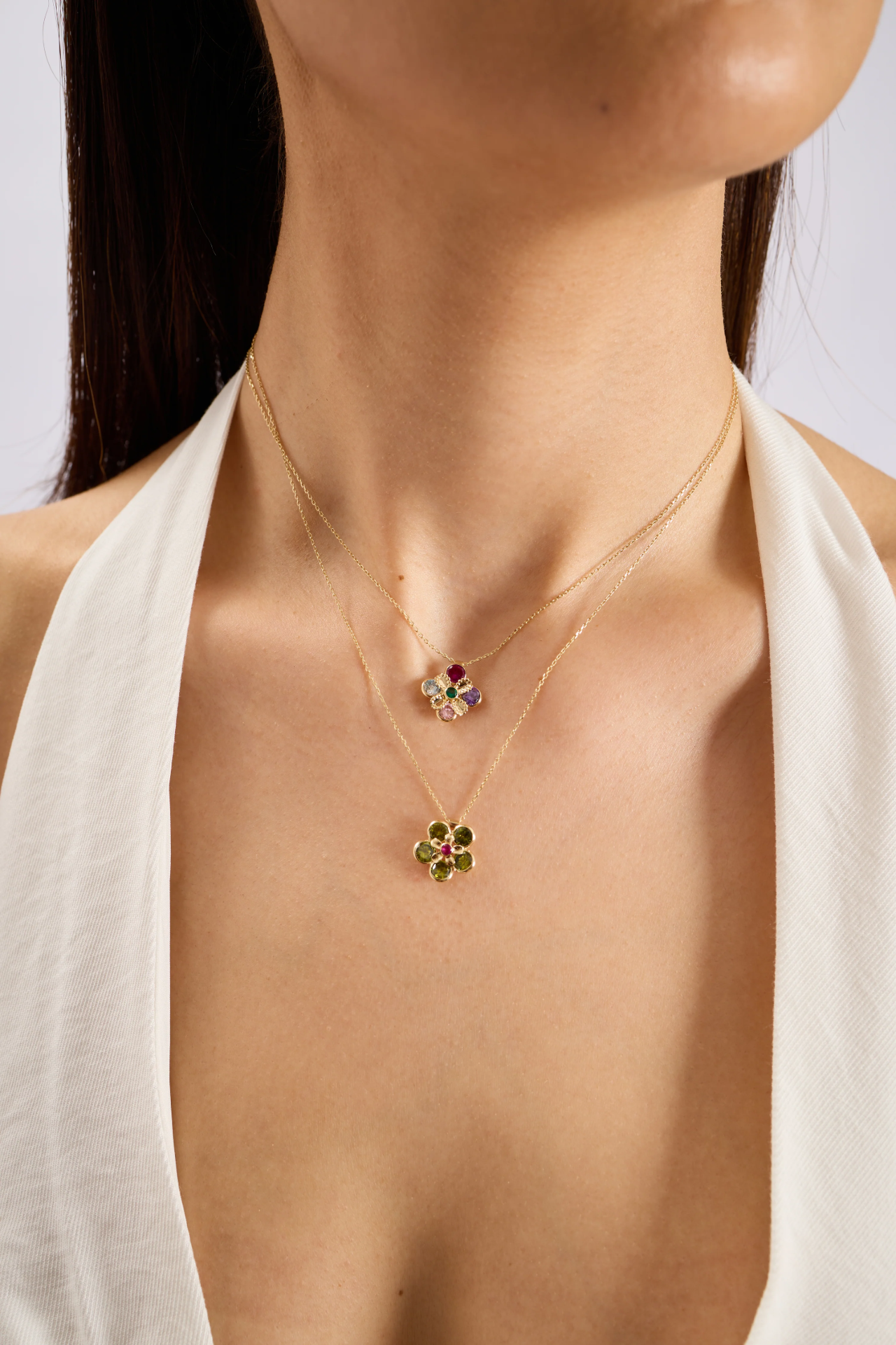 Fouré 14 Ayar Altın Kadın Kolye resmi