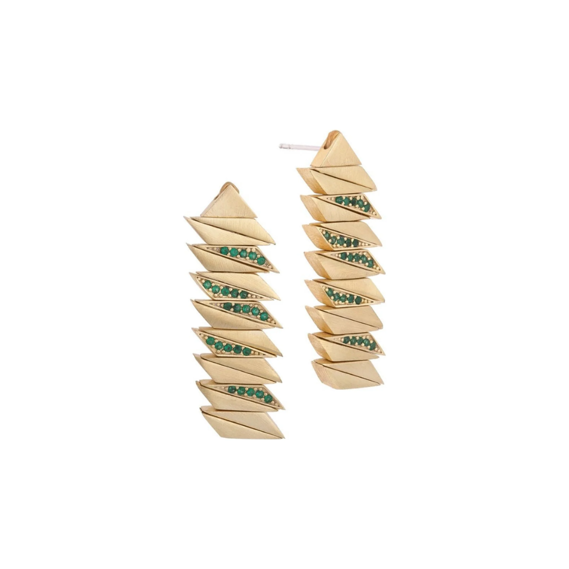 Taşlı Dragon Küpe resmi