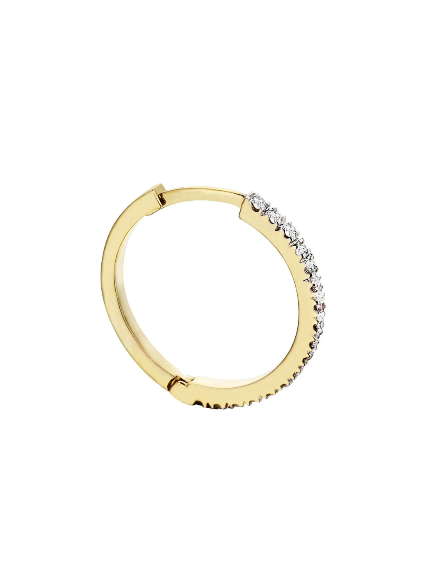 Mini Diamond Halka Küpe resmi