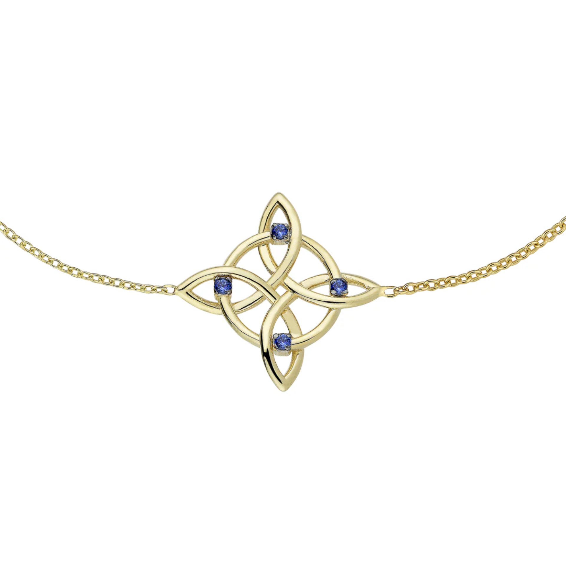 Pure Magic Knot Sarı Altın Göz Bilezik resmi