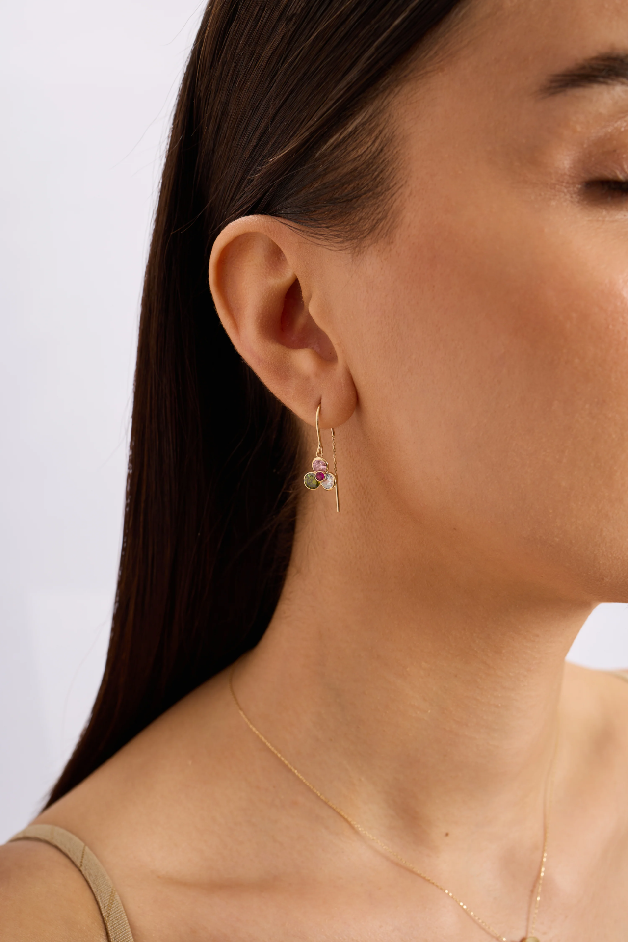 Caliora Garden 14 Ayar Altın Küpe resmi