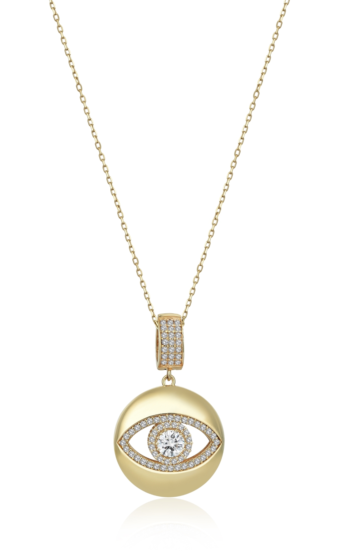 14 Ayar Dide Göz Kolye resmi