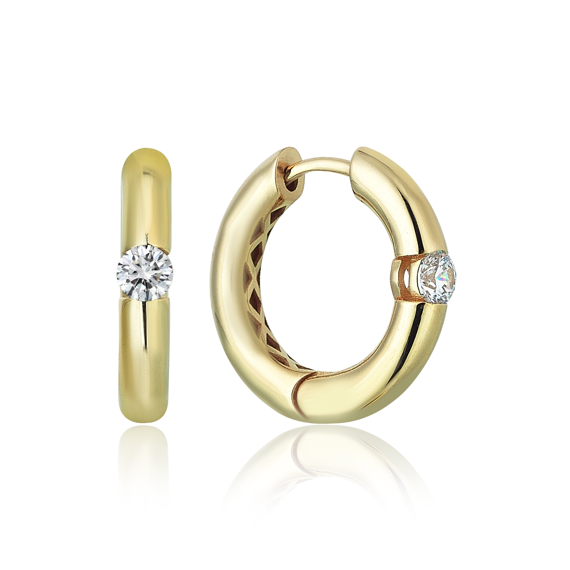 14 Ayar New Cycle Küpe resmi