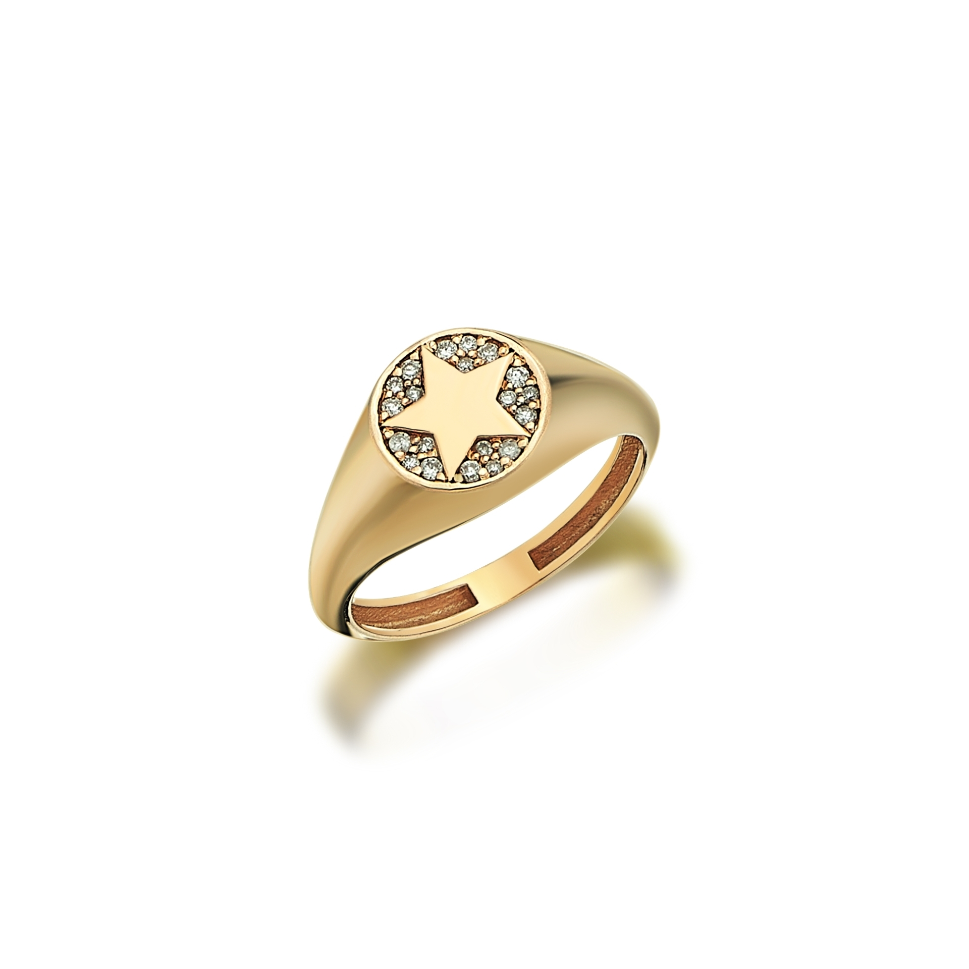 14 Ayar Celestia Pırlanta Yüzük resmi