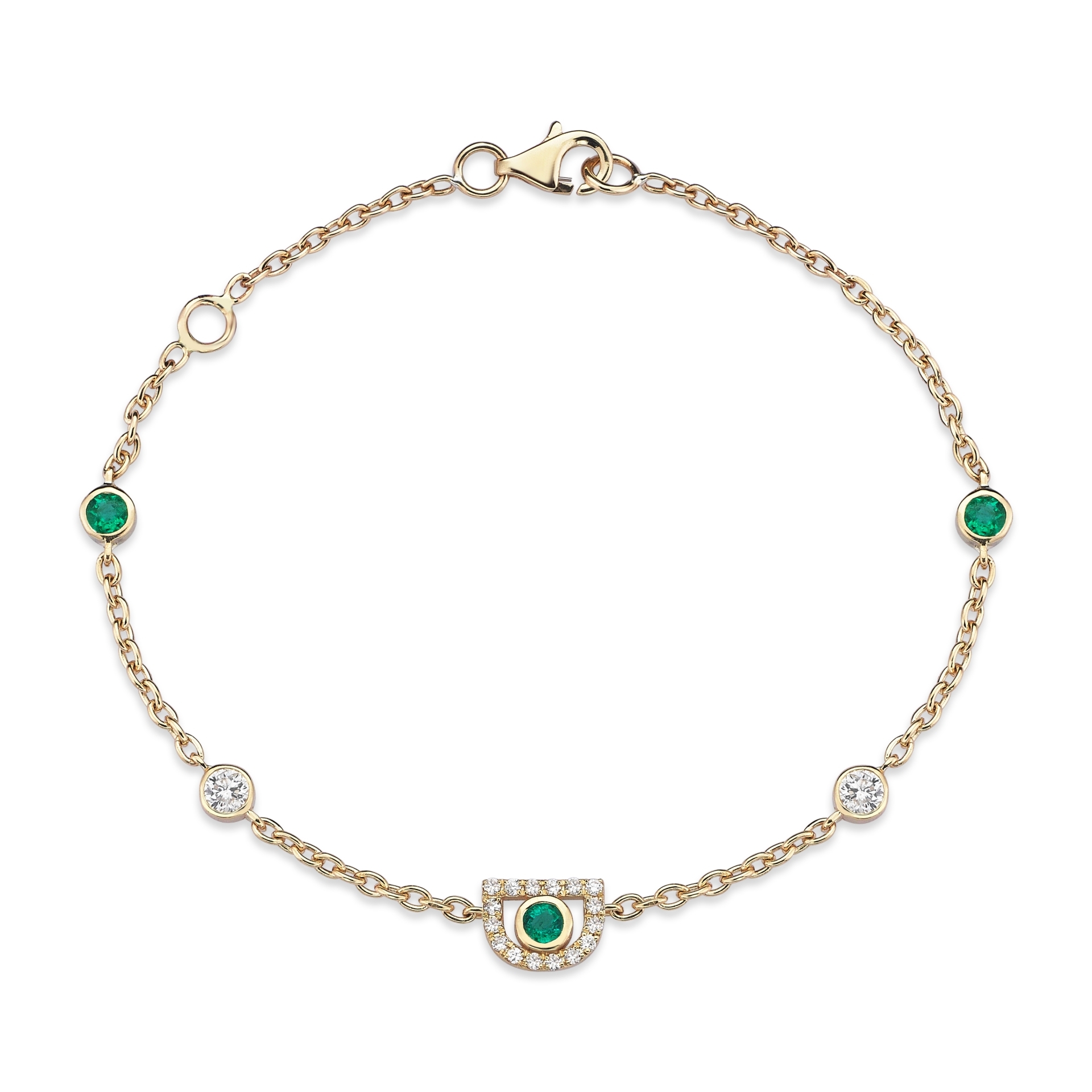 Comet Zümrüt Taşlı Bilezik resmi