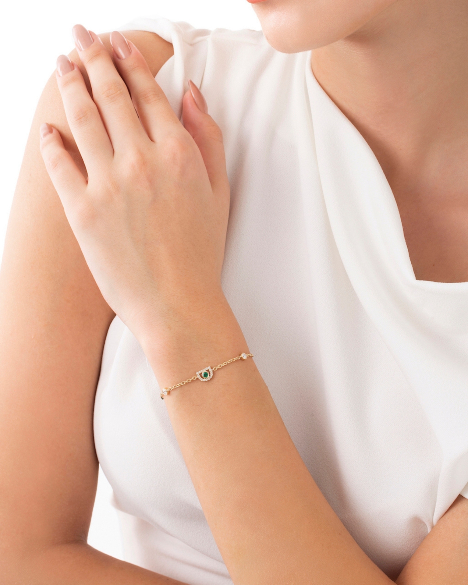 Comet Zümrüt Taşlı Bilezik resmi