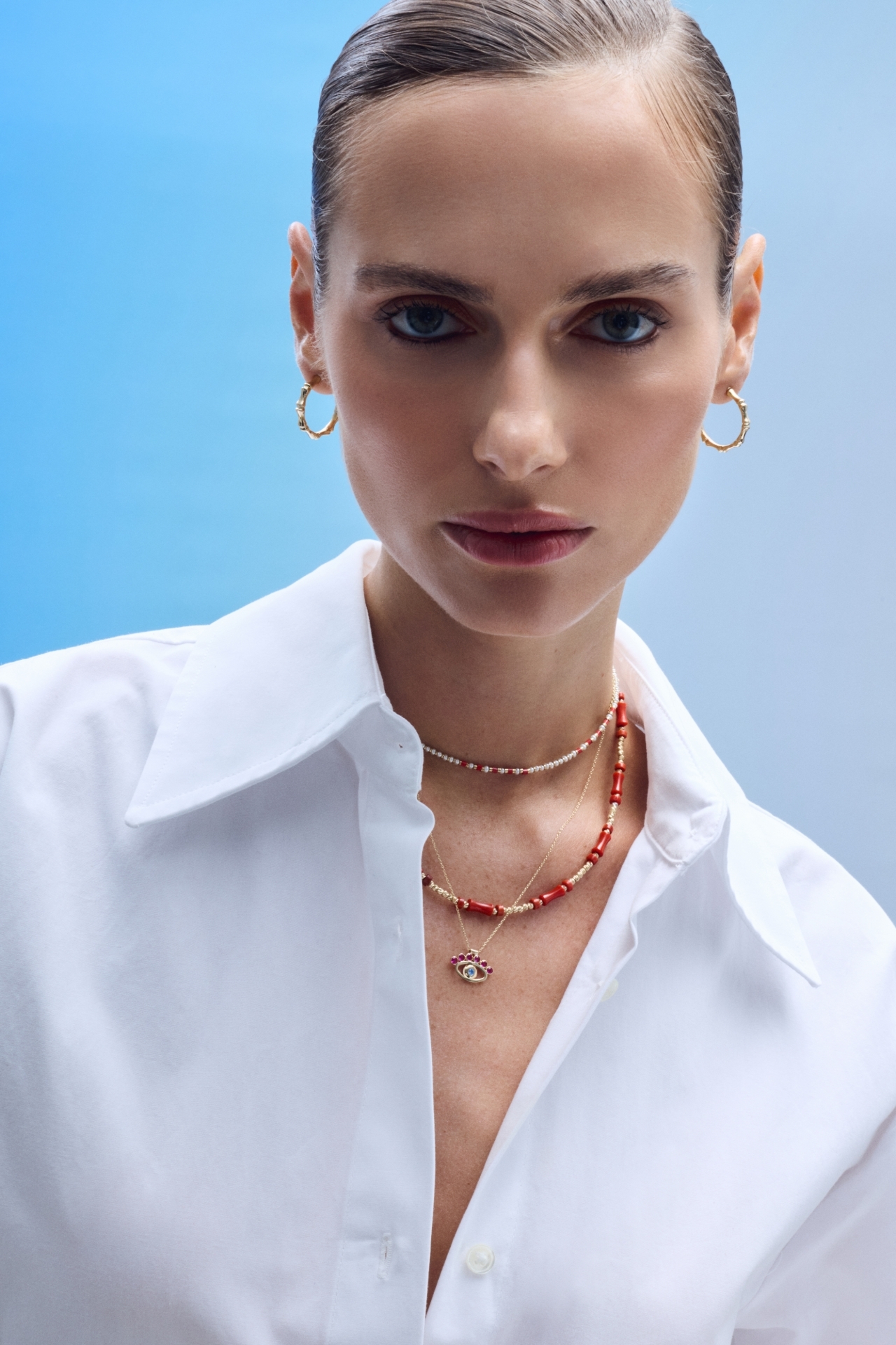 Rouge 14 Ayar Altın Kadın Kolye resmi