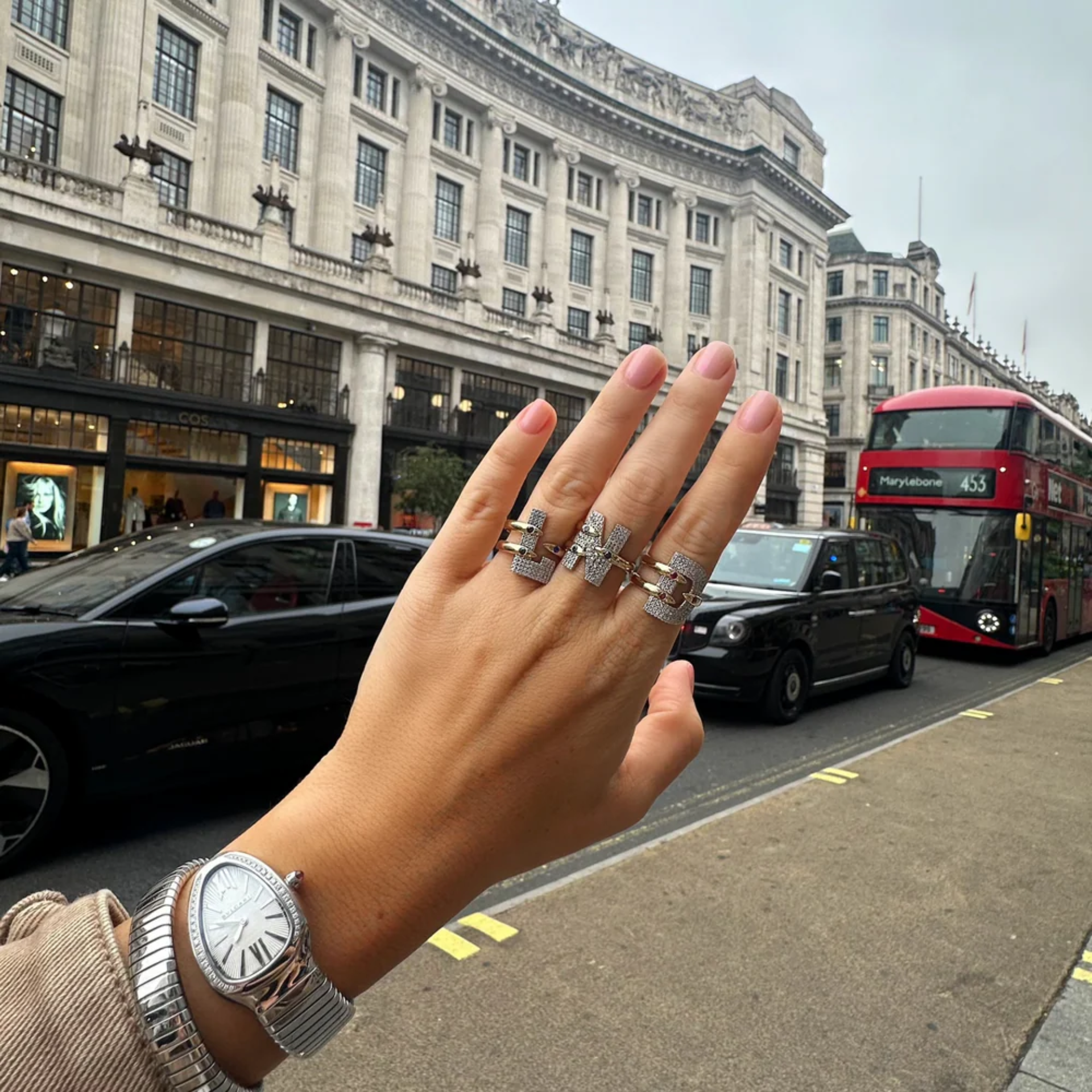 Presa Initial N Harf Yüzük resmi