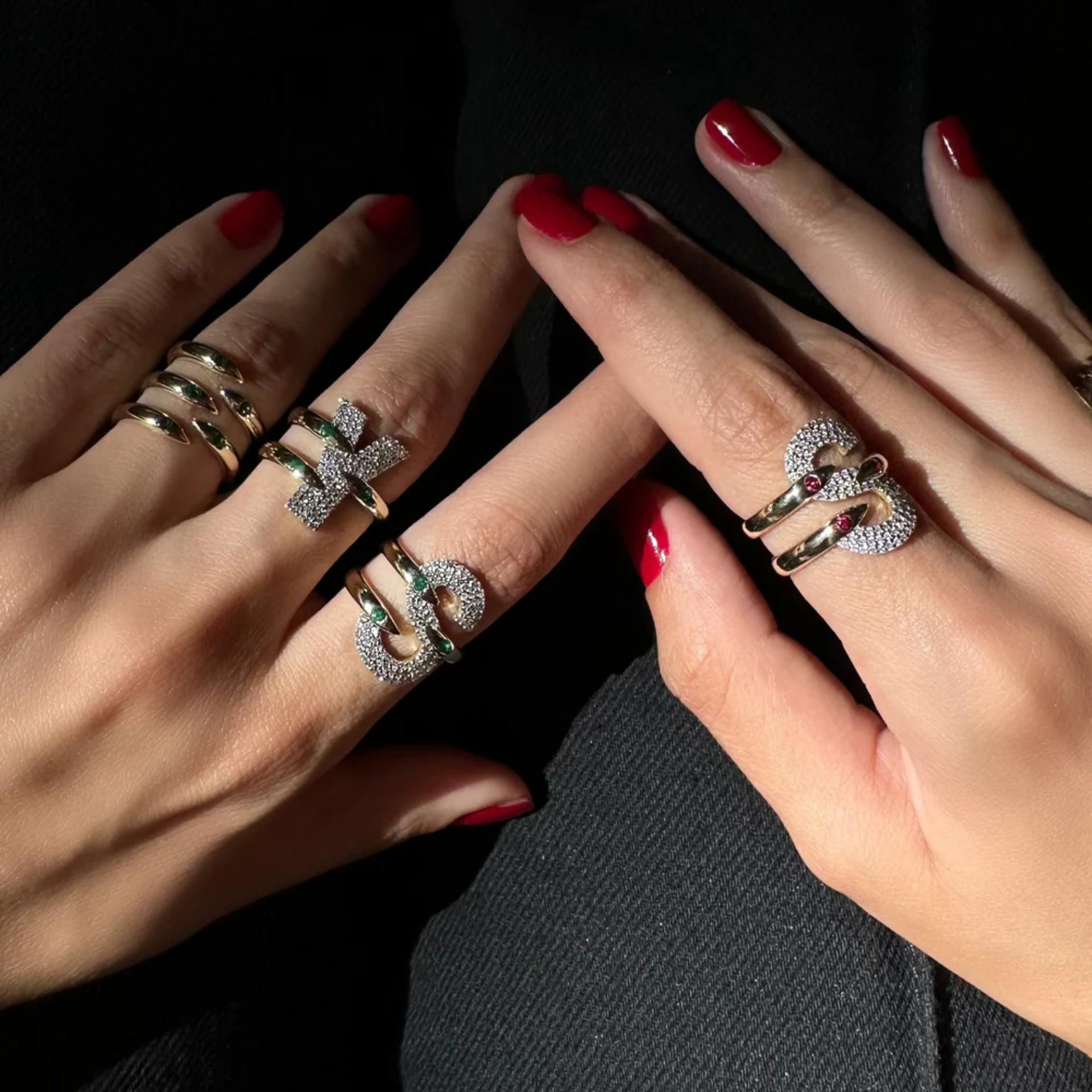 Presa Initial S Harf Yüzük resmi