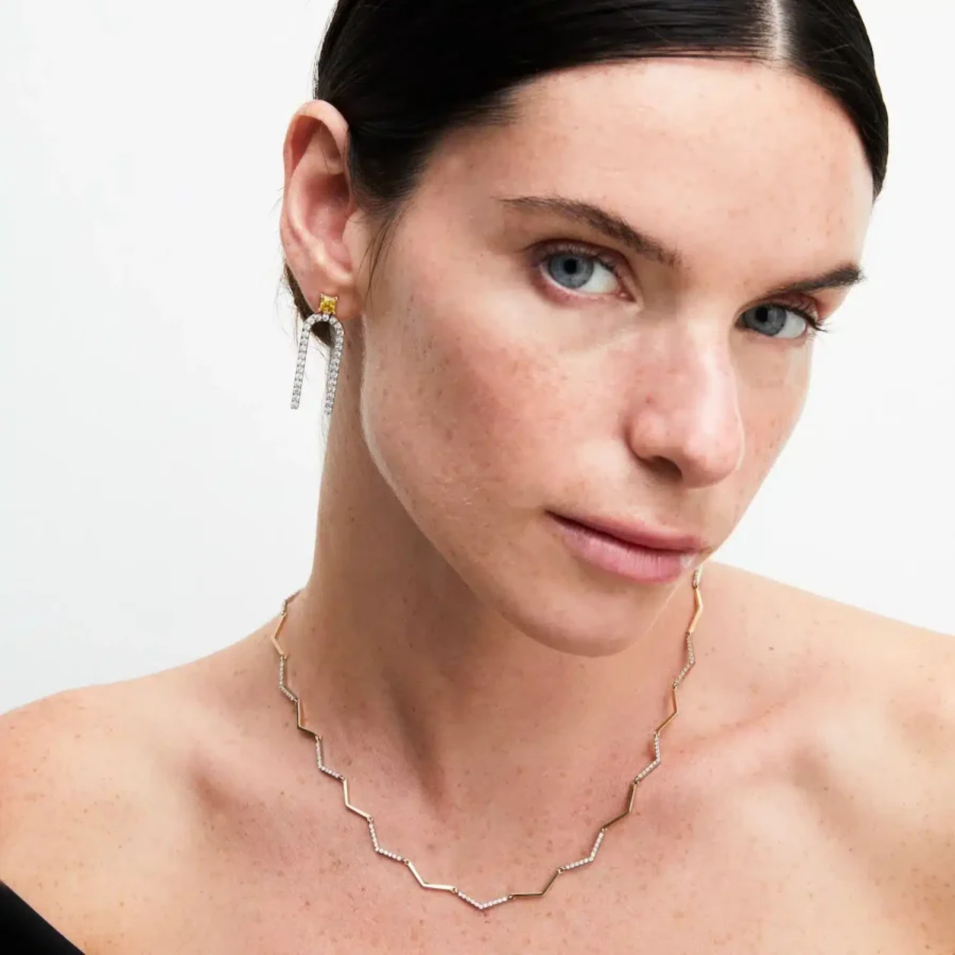 Diamond Wishbone Kolye resmi